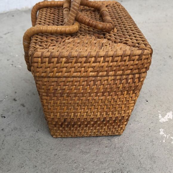 Vintage rattan bag   - Picture 4 of 7